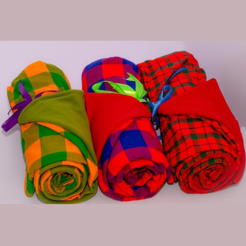 Branded Maasai Fleece Blankets